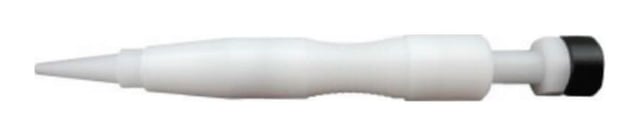 Implanteur DHI Incuram, 1,1 mm, vu de profil avec son aiguille